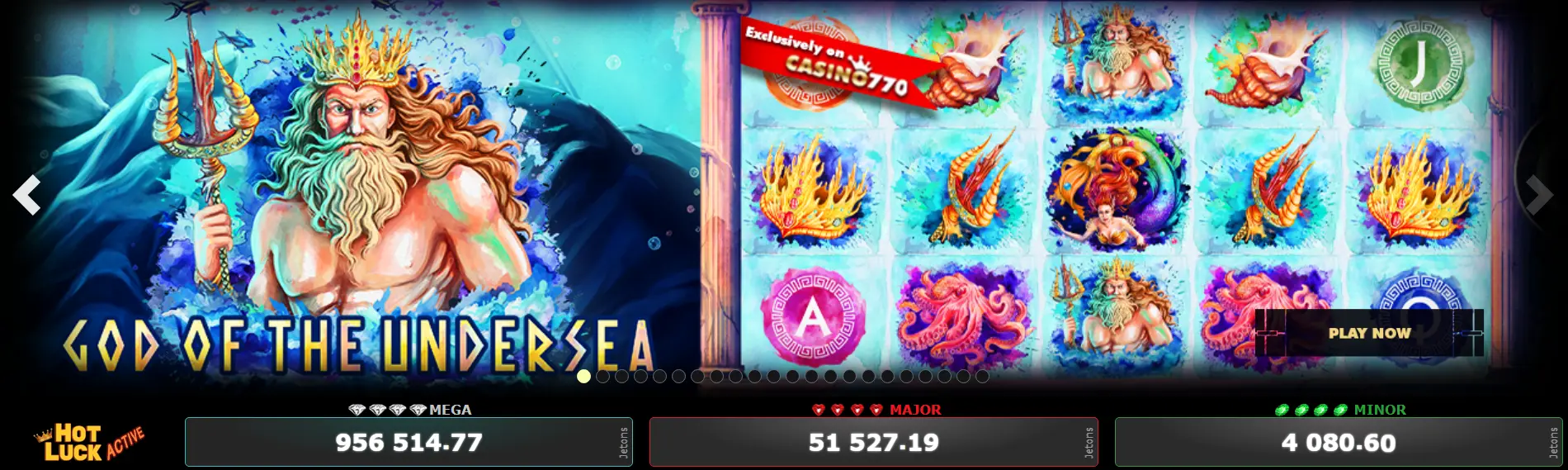 bonus de bienvenue au 770 Casino