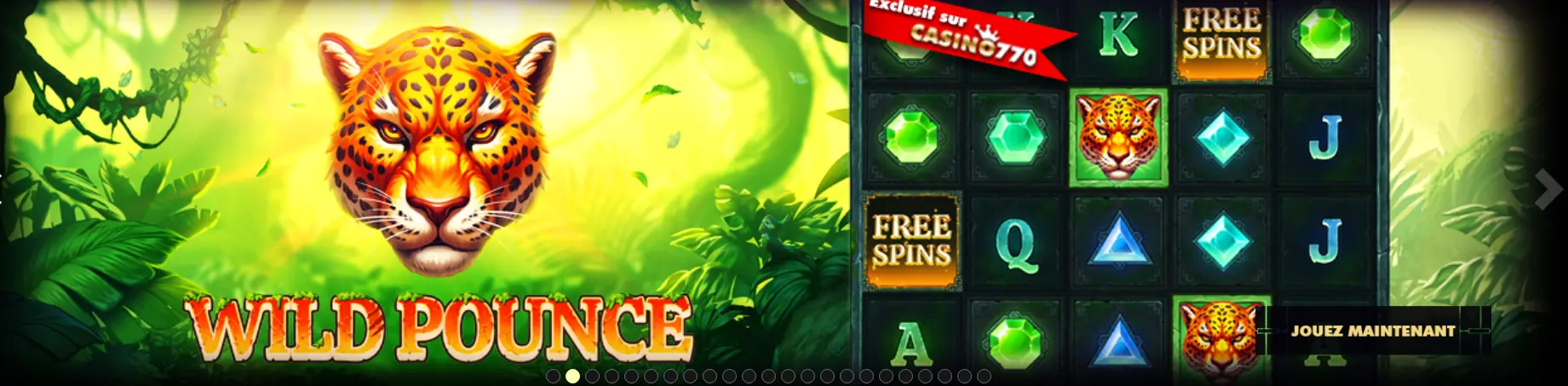 jeux de bonds sauvages 770 Casino